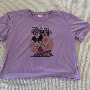 lizzie mcguire cropped shirt